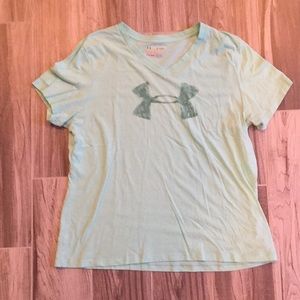 Teal under armor T-shirt
